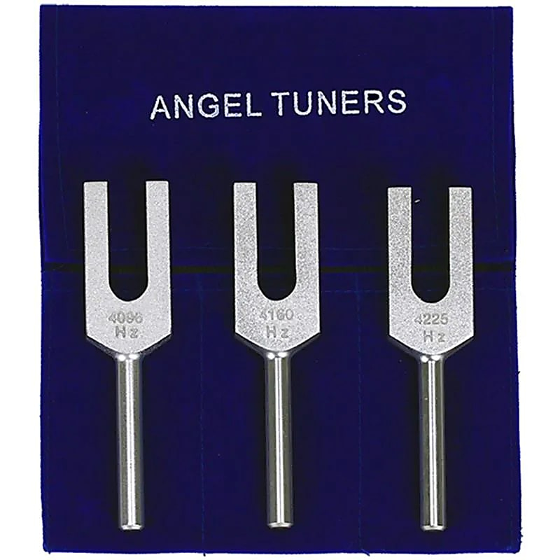 Angel Tuners – Set von 3 Stimmgabeln 4096 / 4160 / 4225 Hz – ohne Gewicht 10,5 cm