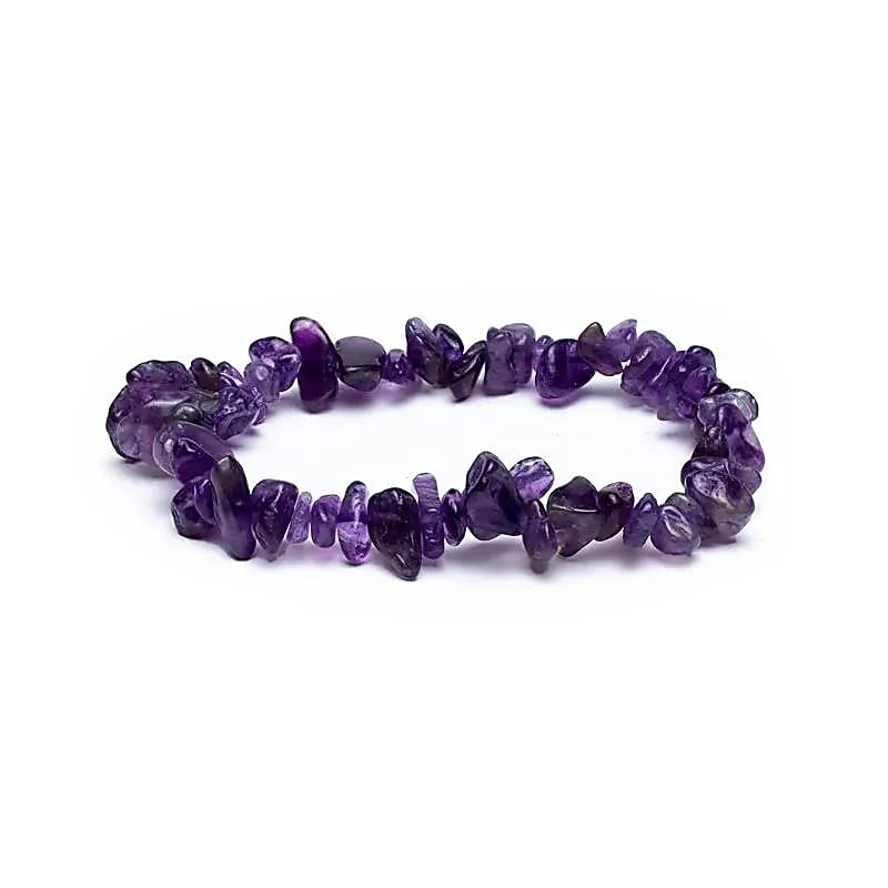 Armband - Amethyst - kleine Stücke, elastisch