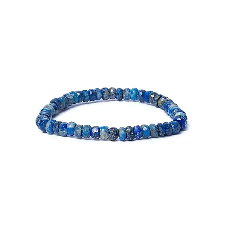 Armband - Lapislazuli facettiert AA Qualität, 6mm