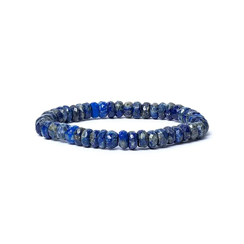 Armband - Lapislazuli facettiert AA Qualität, 8mm