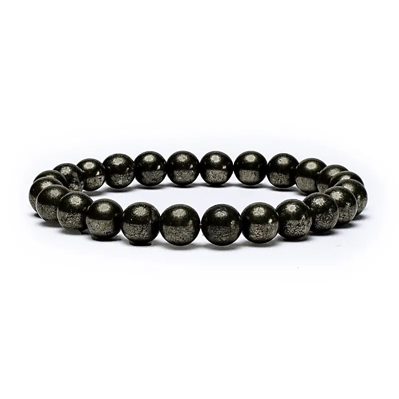 Armband - Pyrit, elastisch