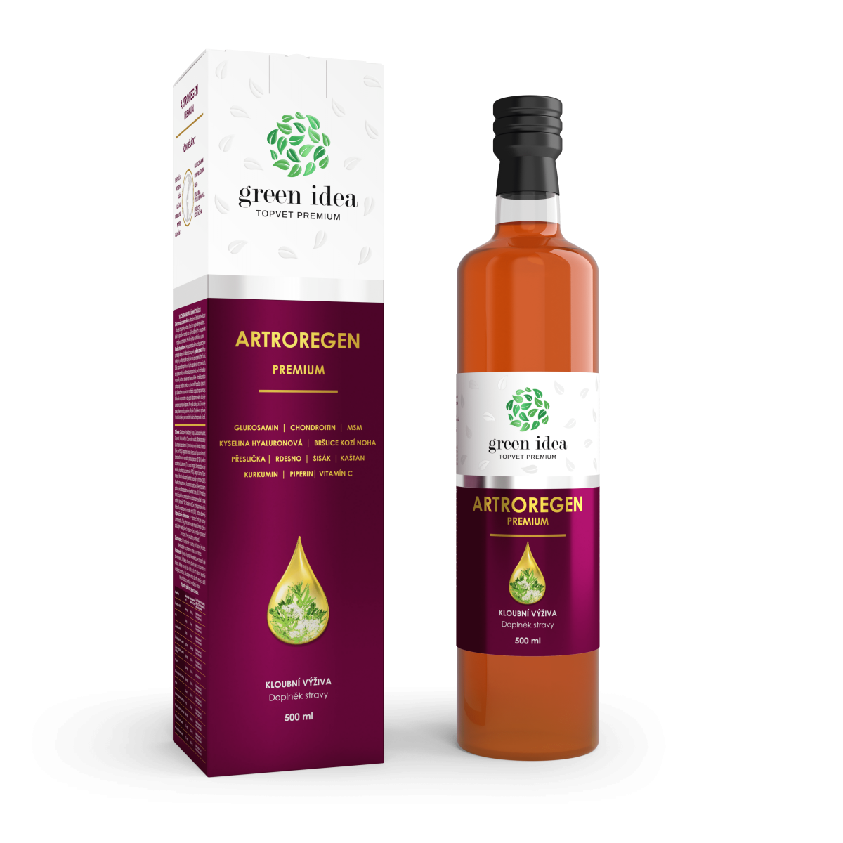 Artroregen PREMIUM Sirup - Gelenknahrung, 500ml
