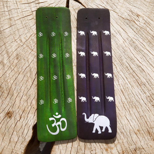 Breiter Halter für zwei Duftstäbchen