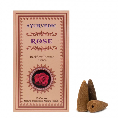 Duftkegel fließender Rauch AYURVEDIC Rose