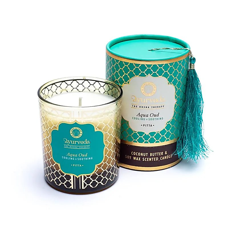 Duftkerze Aqua Oud, Ayurveda Pitta