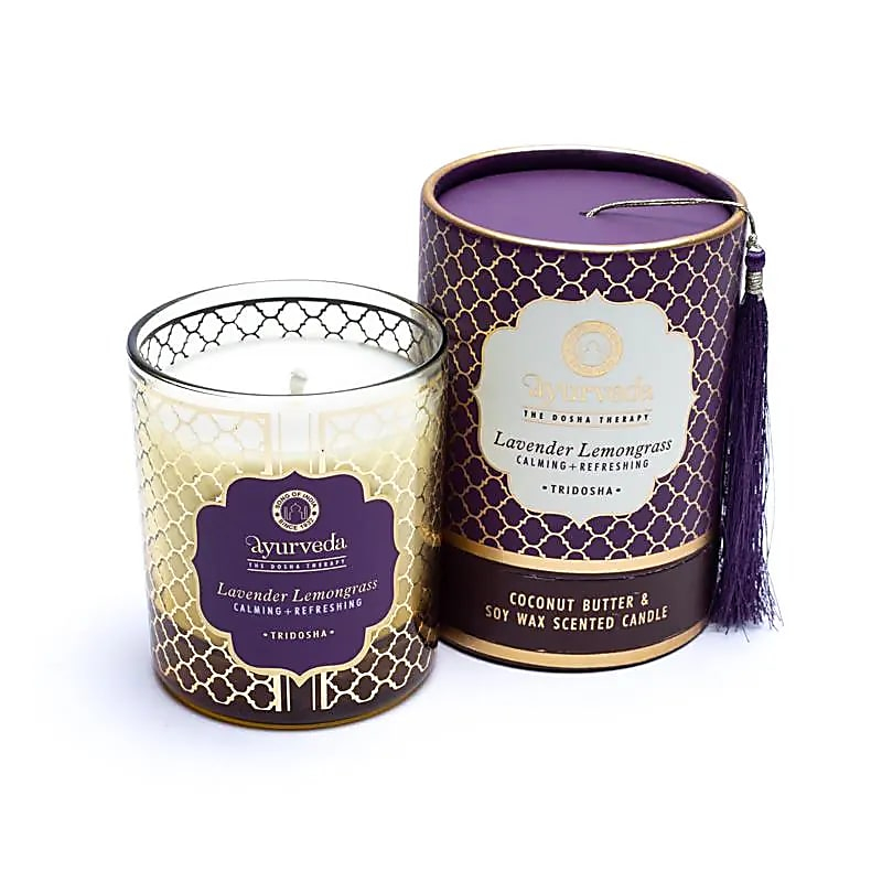 Duftkerze Lavendel und Zitronengras, Ayurveda Tridosha