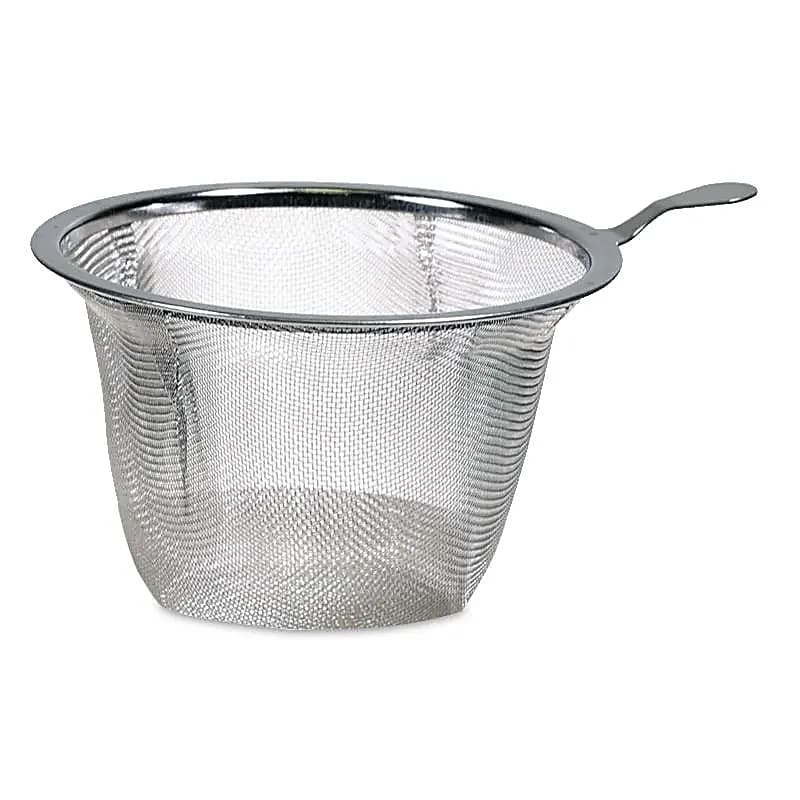 Edelstahl-Teesieb - feines Gitter 8,7 × 5,8 cm