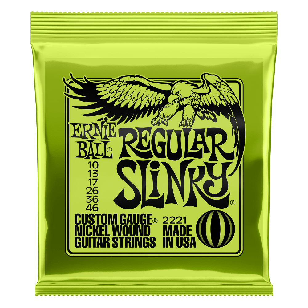 Ernie Ball 2221 Regular Slinky - Saiten für elektrische Gitarre 10-46