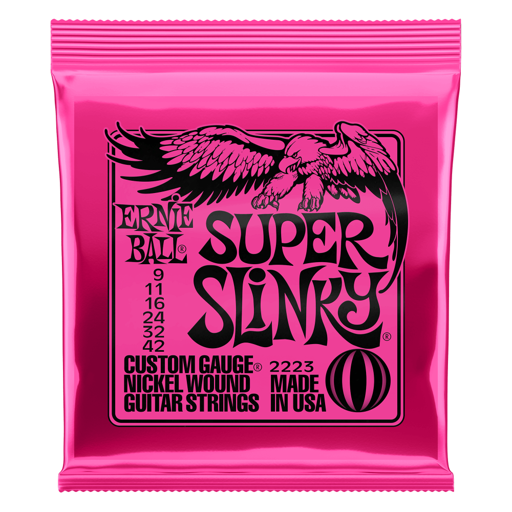 Ernie Ball 2223 Super Slinky - Saiten für E-Gitarre 9–42