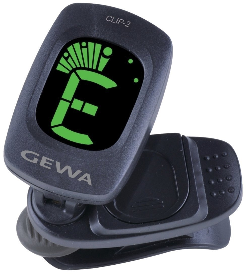 GEWA CLIP-2 – Chromatisches Clip-Stimmgerät für Gitarre und andere Instrumente