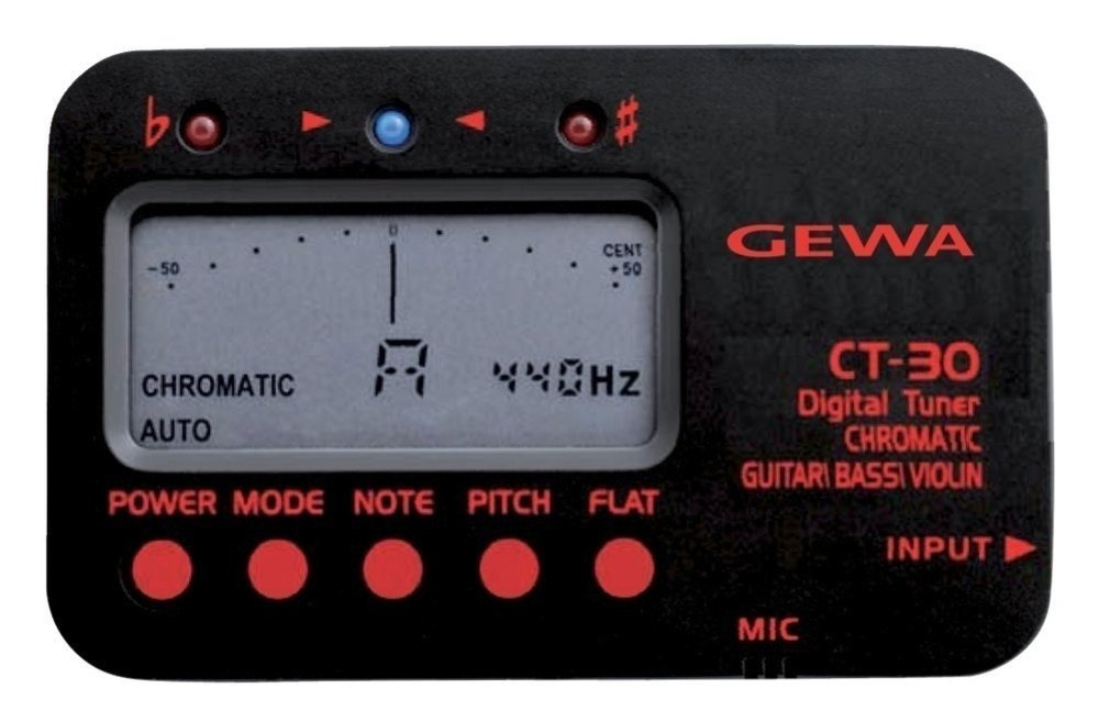 GEWA CT-30 – Chromatisches Stimmgerät mit Eingang für alle Instrumente
