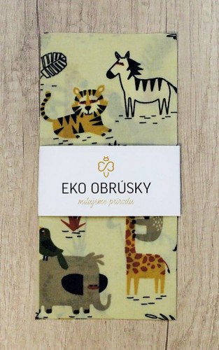 Gewachstes Öko-Tischtuch L 39x39cm