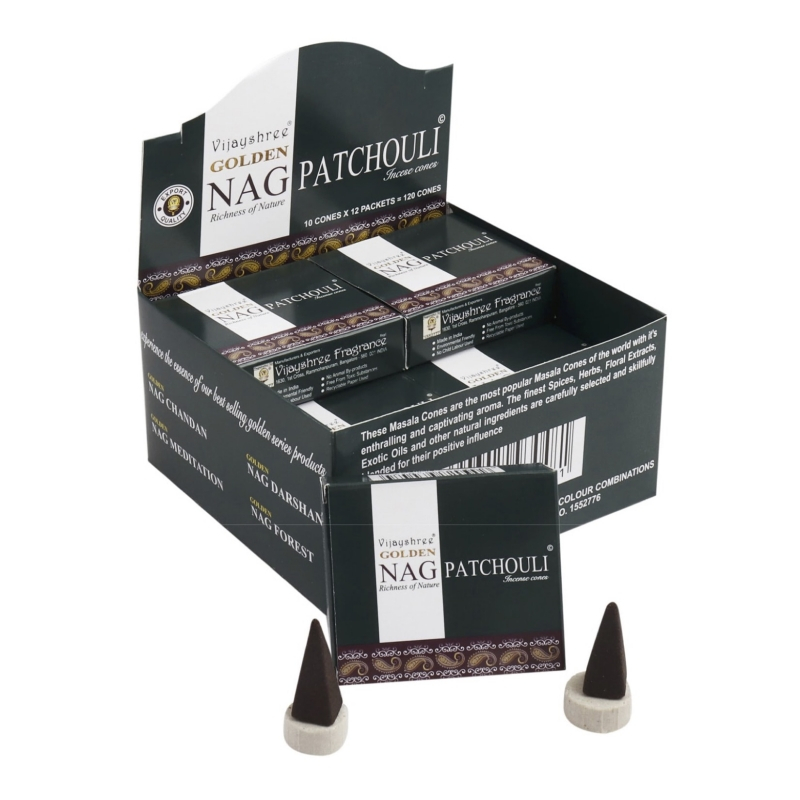 GOLDEN NAG Masala Duftkegel - Patchouli