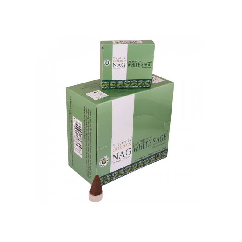 GOLDEN NAG Masala Duftkegel - Weiße Salbei