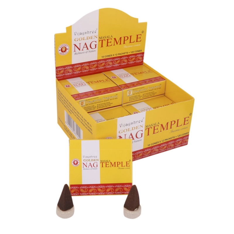 GOLDEN NAG - Temple Duftkegel Masala