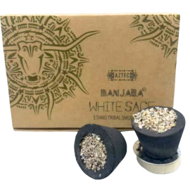 Harzbecher Banjara - Weiße Salbei, 6 Stück