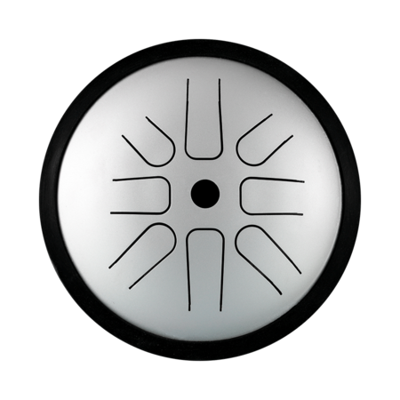 Hluru Tongue Drum - D-Dur (Dur) 8 hohe Töne grau