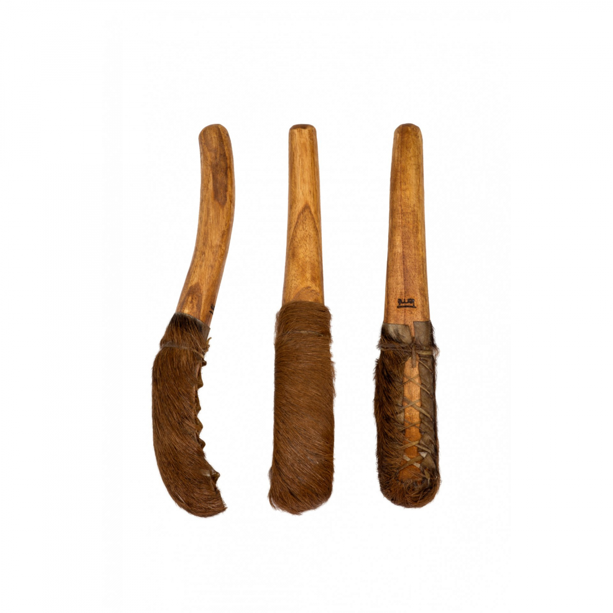 Holzschlägel für eine schamanische Trommel - Mongolischer Typ