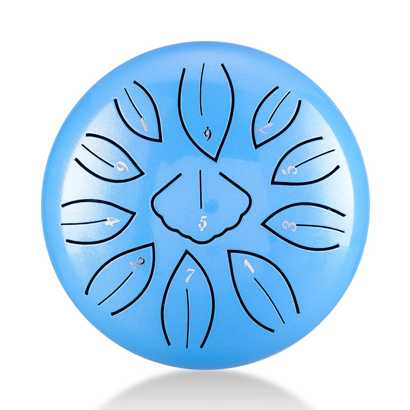 Huashu Ginkgo Zungentrommel 11 Töne C-DUR (Dur) blau