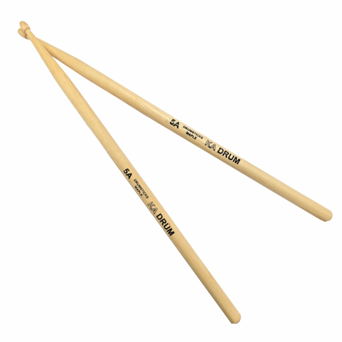 KA-DRUM 5A – Ahorn-Schlagzeugstöcke mit Holzkopf