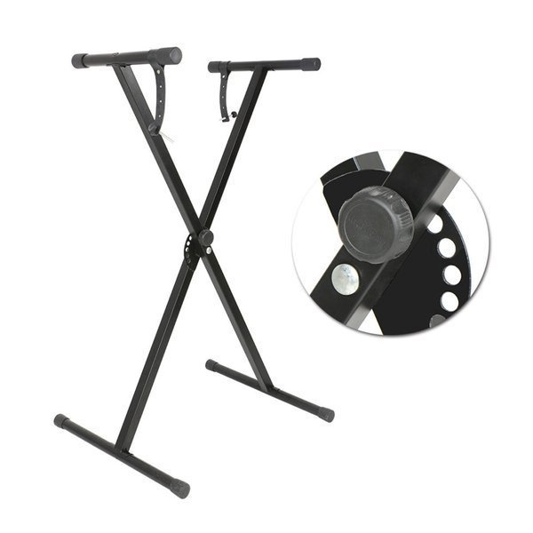 KA-LINE Q-1XC – schwarzer X-Ständer für Keyboard, Tragkraft 18 kg
