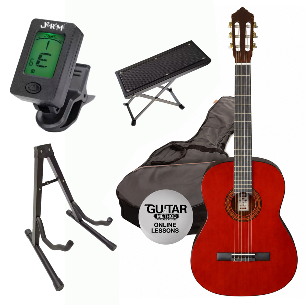 Klassische Ashton 3/4 SPCG 34 AM Super Pack Gitarre (natur)