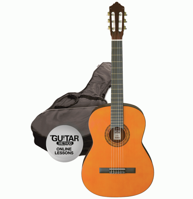 Klassische Gitarre Ashton 3/4 SPCG 34 AM Pack (Natur)