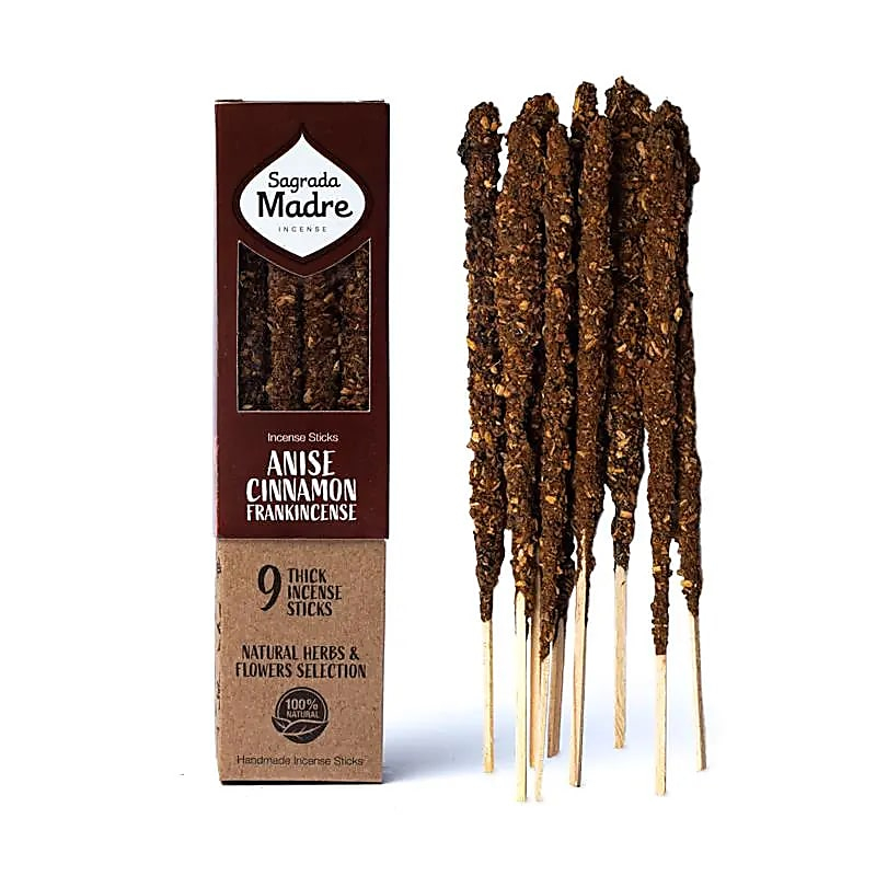 Kräuterstäbchen Sagrada Madre - Anis, Zimt und Weihrauch
