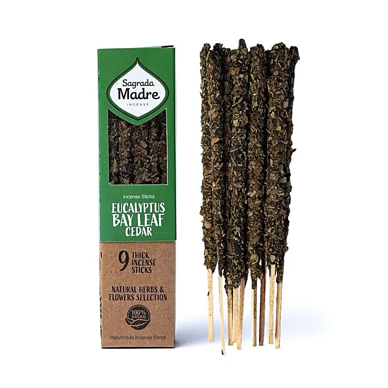Kräuterstäbchen Sagrada Madre - Eukalyptus, Lorbeer und Zeder