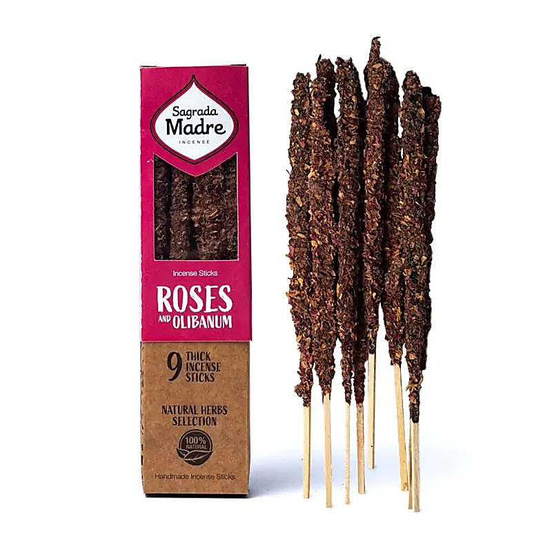 Kräuterstäbchen Sagrada Madre - Rose und Olibanum