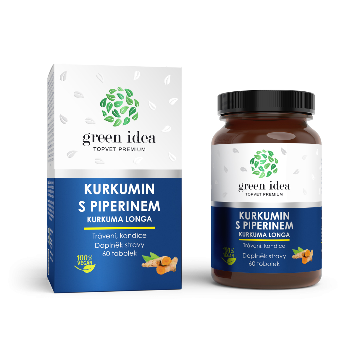 Kurkumin mit Piperin - Verdauung, Kondition - Kapseln