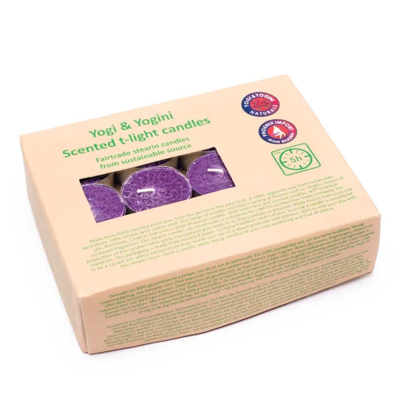 Lavendel-Tee-Kerzen, 24 Stück