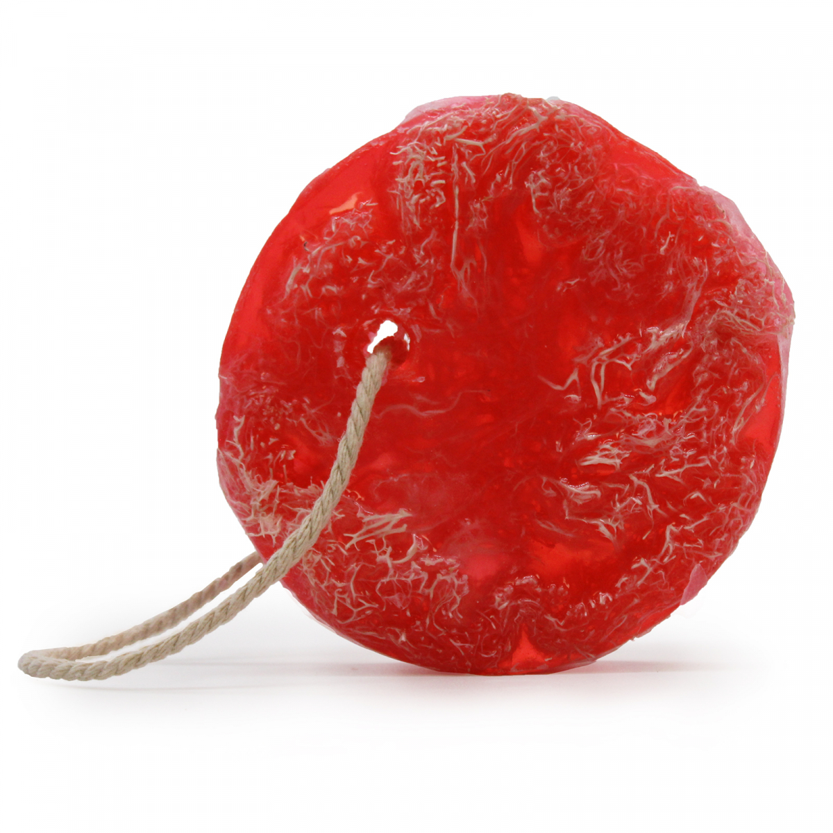 Peeling-Seife mit Luffa - Erdbeere und Guave