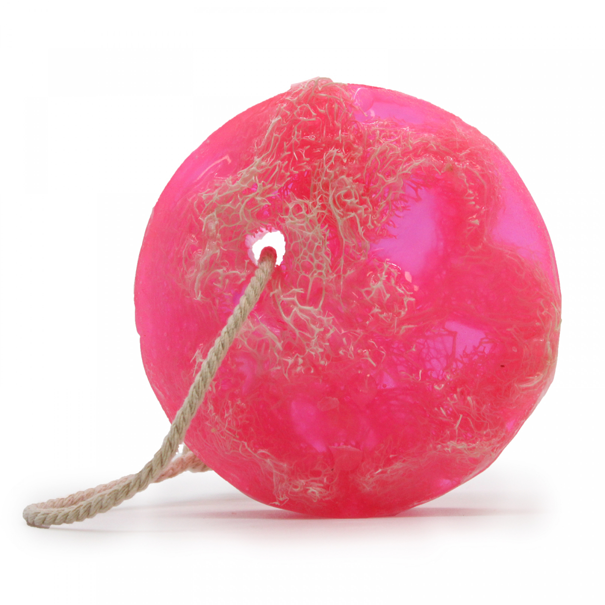 Peeling-Seife mit Luffa - Kaugummi