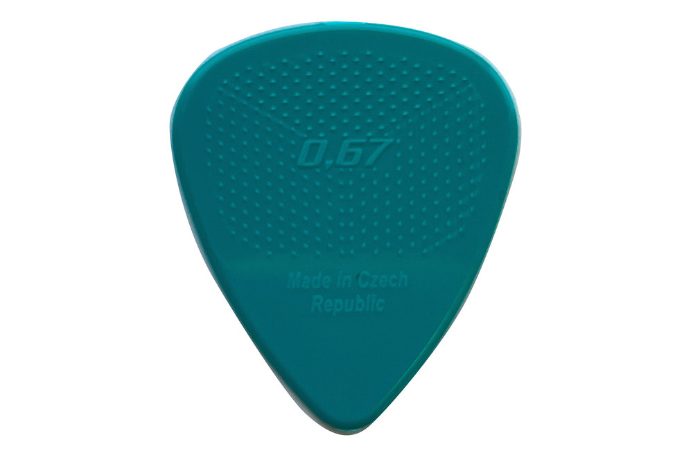Plektrum D-Grip 351 Türkis 0,67 mm 1 Stk. Nylon Janicek