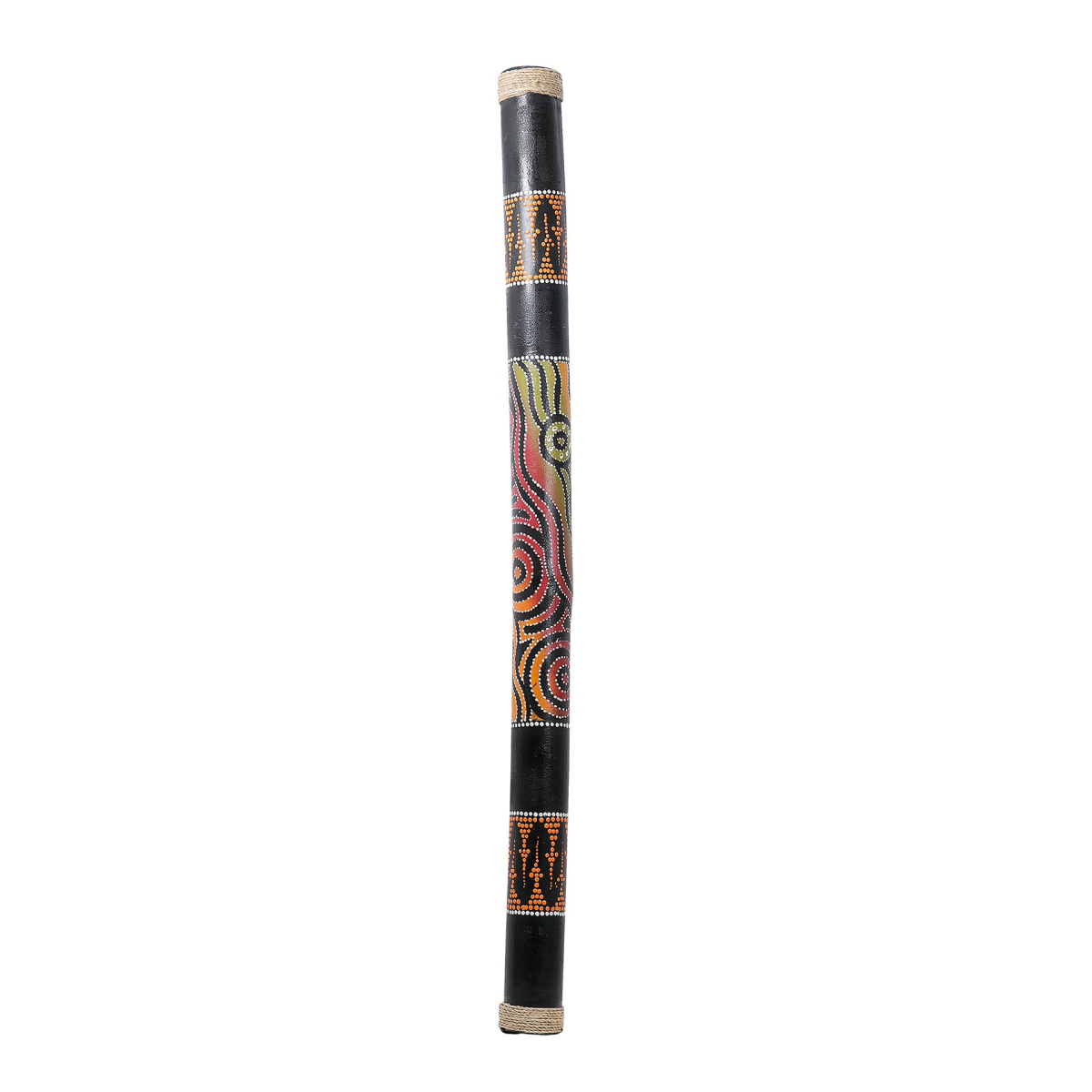 Regenstab Bambus 80cm - Aborigine-Malereien