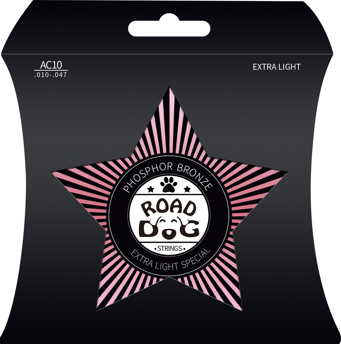 Saiten für Akustikgitarre ROAD DOG AC10 Extra Light Phosphor Bronze