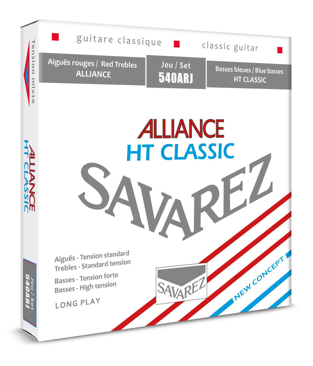 SAVAREZ 540ARJ Alliance HT Classic – Nylonsaiten für klassische Gitarre Mixed Tension