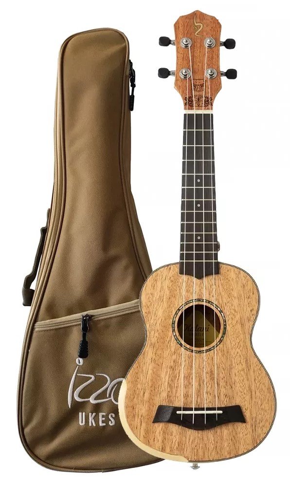 Sopran Ukulele Izzo IZ400SM Fichte - Mahagoni