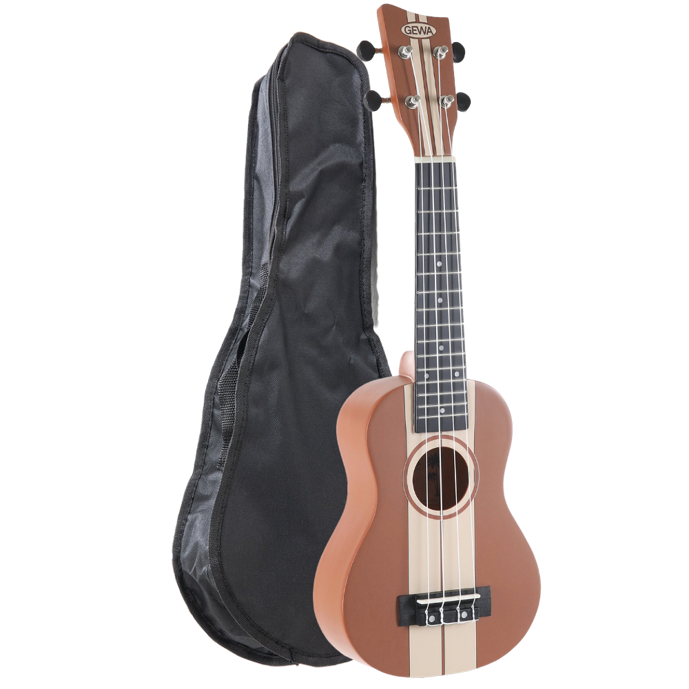 Sopran-Ukulele Manoa Surf Style GEWA mit Tasche