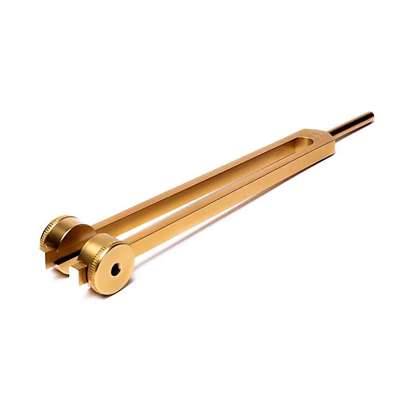Stimmgerät Low Ohm 68,05 Hz - Gold, mit Gewicht 13,2 cm