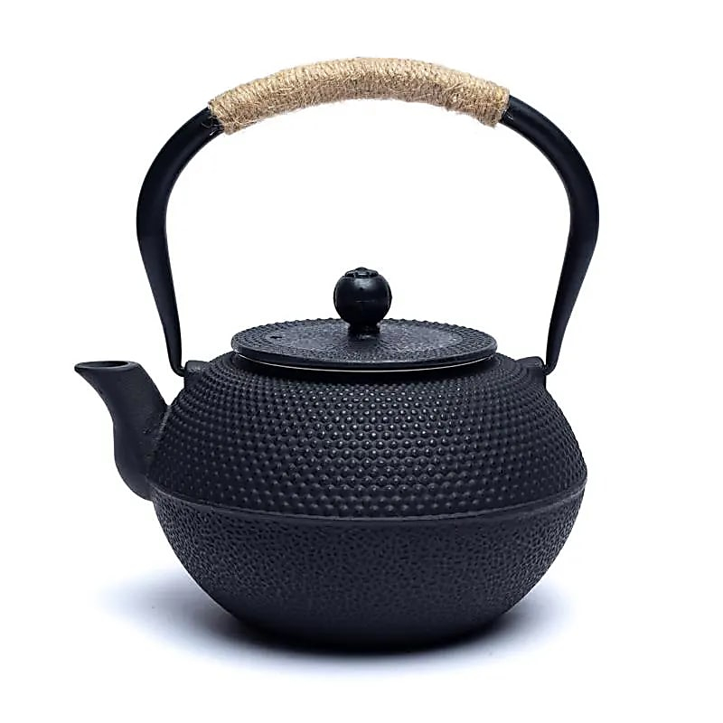 Tetsukyusu emaillierte Kanne 1,2 l schwarz