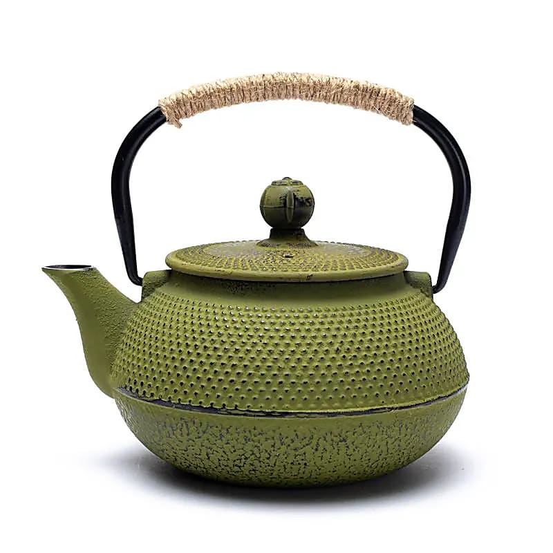 Tetsukyusu emaillierte Teekanne 0,6 l grün