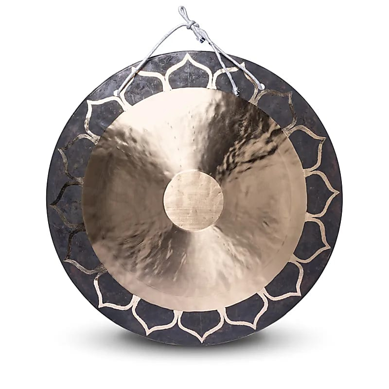 Wind Gong Lotus 55 cm - Windgong mit Lotusmotiv