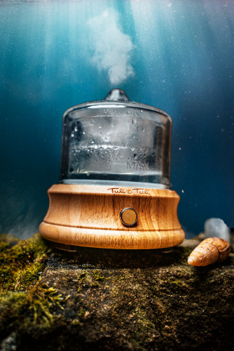  Aroma-Diffusor SAMUDRA CRYSTAL der mit einer Batterie betrieben wird